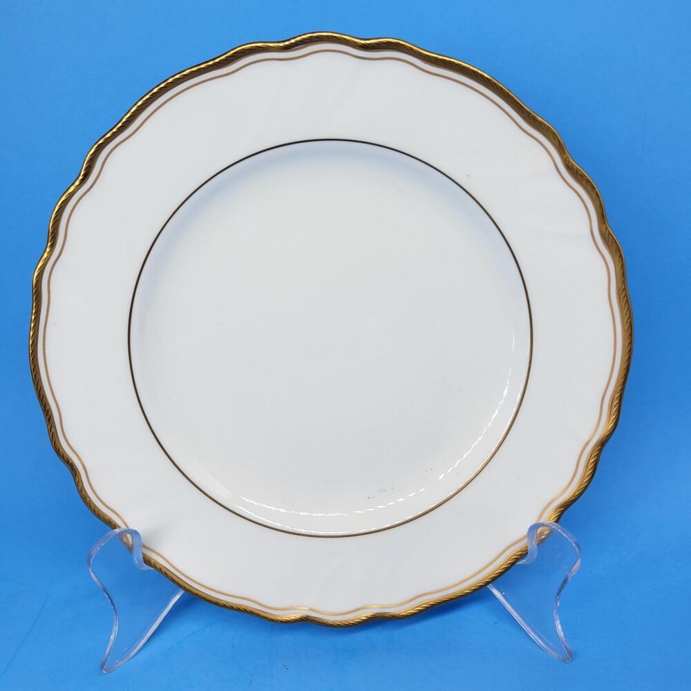 Noritake 4309 Salutation Vintage 6 1/2" Dessert Plate 24 K Gold Trim EXC